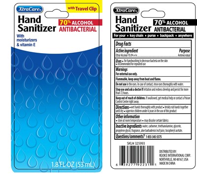 Label (New Hand Sanitizer 1.8oz  With Clip Card)